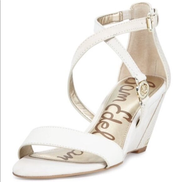 Sam Edelman Shoes - Sam Edelman Scott Leather Wedge Sandals
